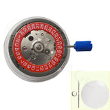 NH34 Automatic Mechanical GMT Movement Hacking Seconds Red Disk Wheel White Font