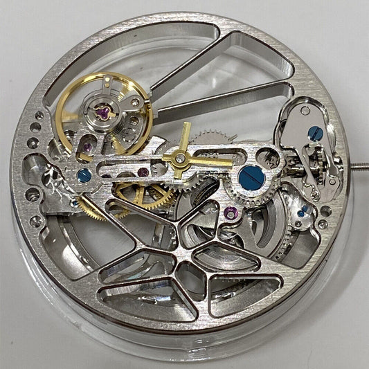 Mouvement mécanique automatique creux à balancier nu sculpté fabriqué en Chine