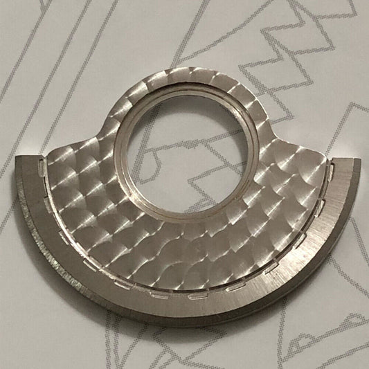 Uhrenteil, silberner Rotor, Schwungmasse, generisch für ETA 2892 2892A2 Uhrwerk