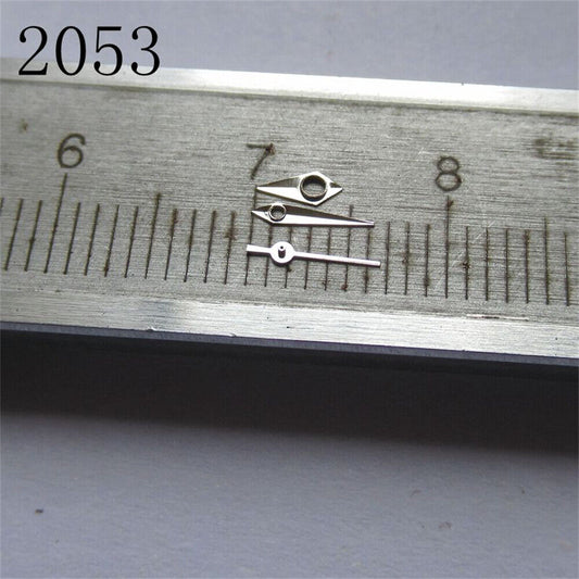 Aiguilles de montre en forme de flèche argentée pour mouvements Miyota 2035, 2115, 2105 et 2305