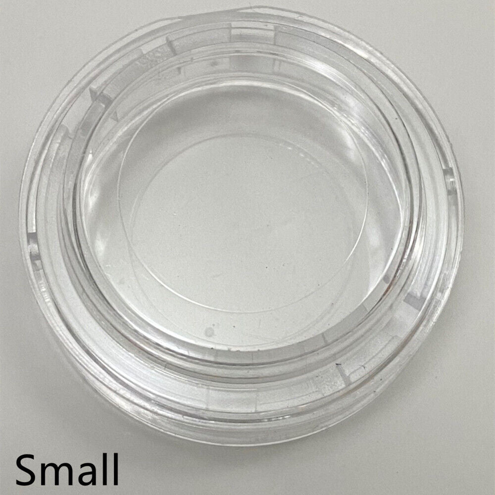 Lot de 10 boîtes transparentes en plastique PP, grandes ou petites, adaptées aux pièces de montre et aux mouvements de montre