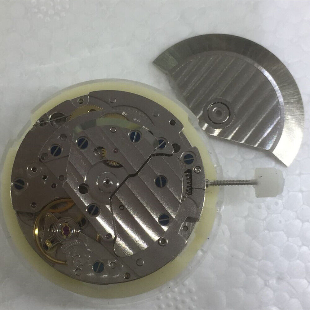China Made 7750 GMT automatic watch movement with 3 hands and small seconds at 9 for precise timekeeping.