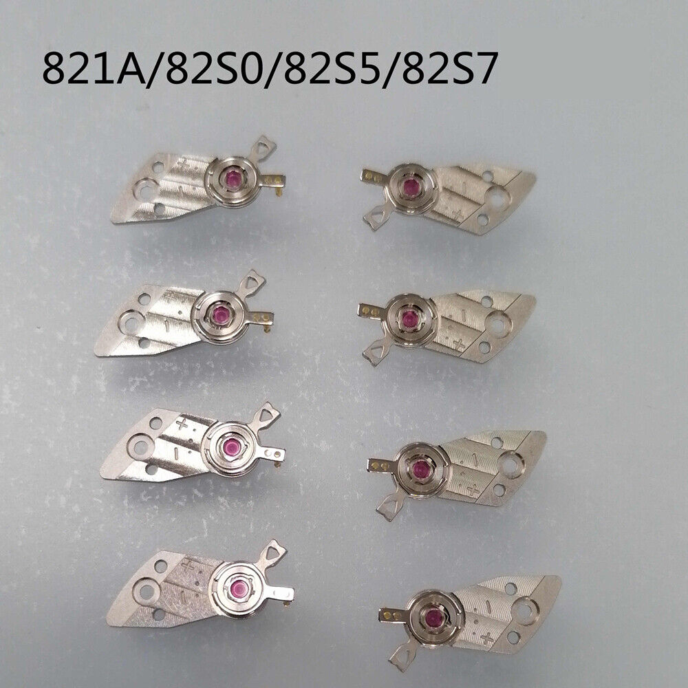 Silver splint for Miyota 821A/82S0/82S5/82S7 watch movement, precise balance wheel support.