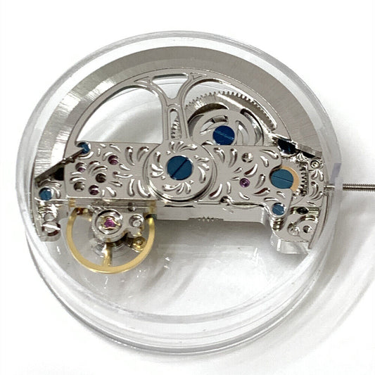 China Made Rectangle Automatic Mechanical Movement 2 Hands