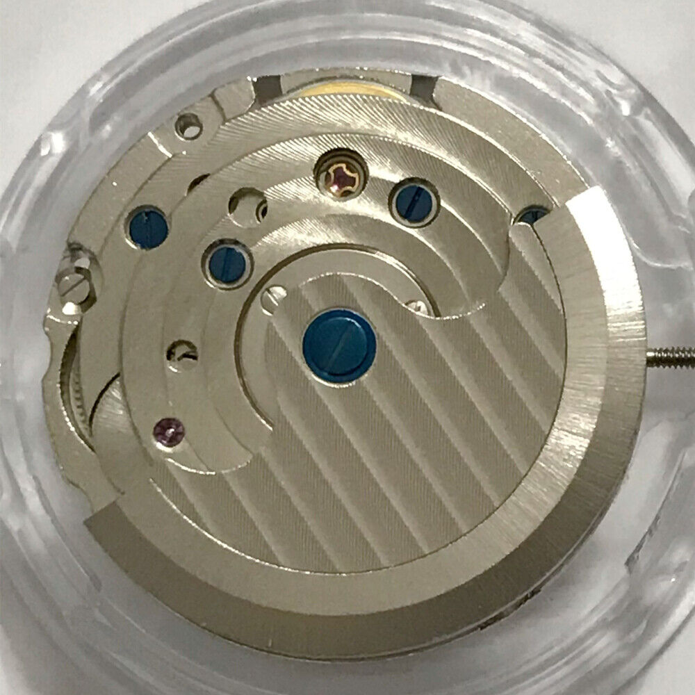 Asian Automatic Mechanical Movement 3 Hands No Calendar Bare Balance Wheel@6
