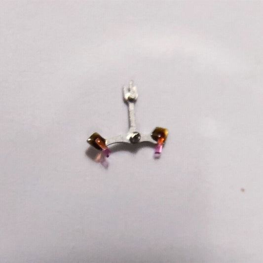 Silver pallet fork for Hangzhou 2189 watch movement, China made, compatible replacement part.