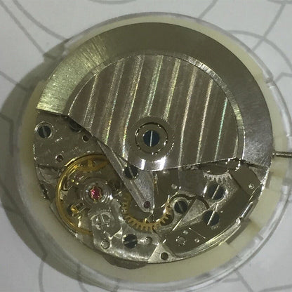 China Made 7750 7751 automatic mechanical watch movement with small second at 9 o'clock and moon phase at 6 o'clock.
