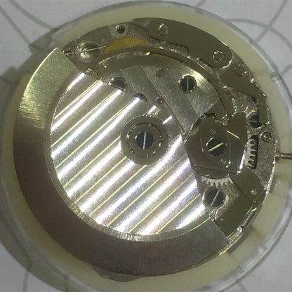 China Made 7750 automatic watch movement with small second at 9 o'clock and moon phase at 6 o'clock, ideal for watch repair and customization.