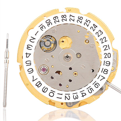 Echtes goldenes Miyota Citizen 8200 8215 Einzelkalender-Mechanikwerk