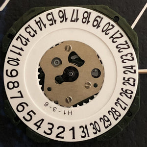 White Dial Quartz Movement Miyota 2315 3 Hands Date@6 Movement with Watch Stem
