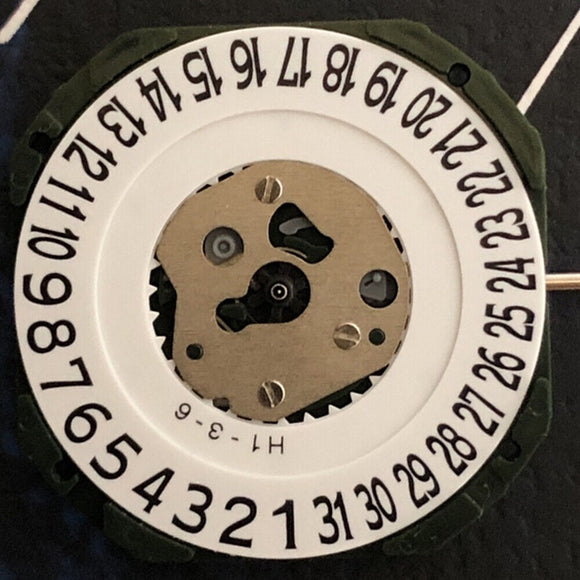 White Dial Quartz Movement Miyota 2315 3 Hands Date@6 Movement with Watch Stem