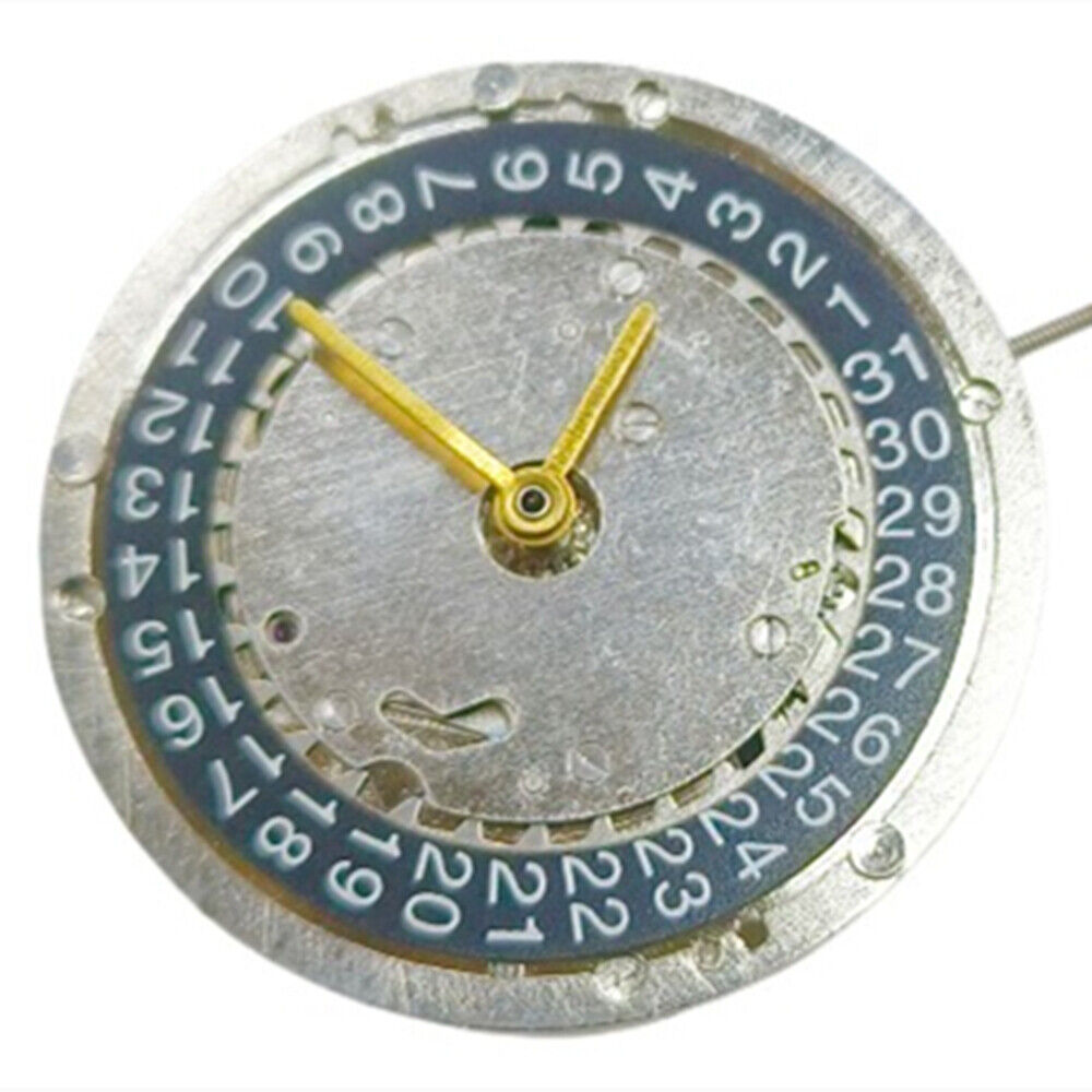 Asian Shanghai watch accessory with black dial, 3 hands, multifunctional automatic mechanical movement.