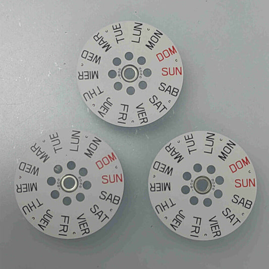 English Disk Wheel Week Wheel Generic for Miyota 8215 8200 Movement