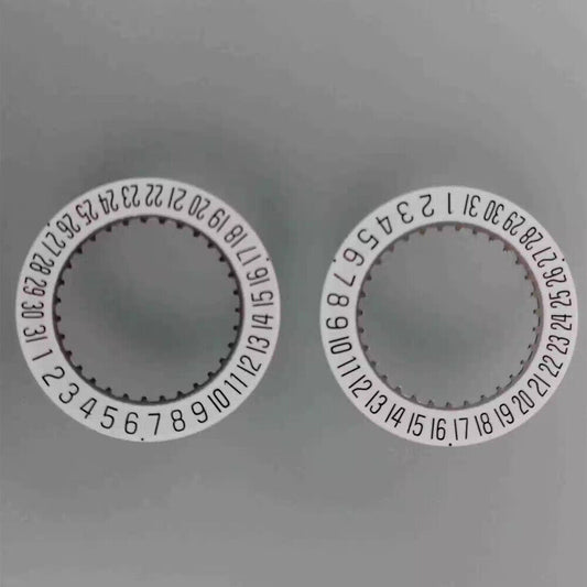 Swiss White Date Disk Wheel Date Wheel Date At 6 for ETA956.412 Watch Movement