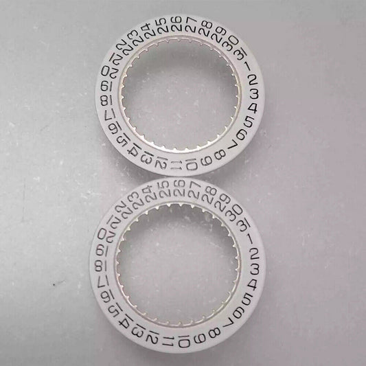White Date Disk Wheel Date Wheel Date At 3 Fit for ETA F04.111 Watch Movement