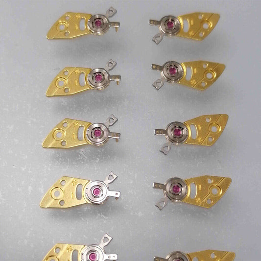 Golden Splint for Miyota 8N24 balance wheel, genuine Japan-made, precision watch accessory.