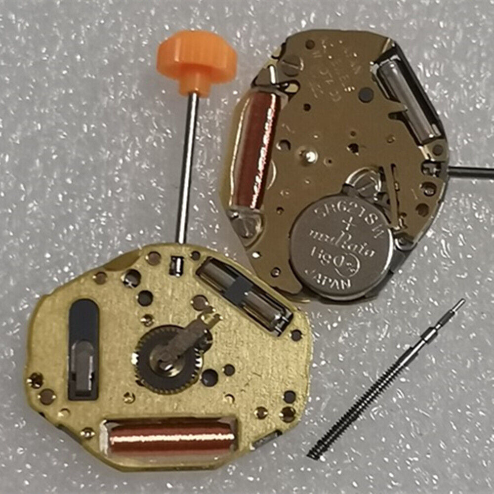Miyota 1L22 Japan Quartz Movement watch mechanism with 2 hands, no calendar, precision craftsmanship.