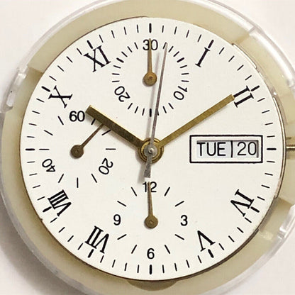 New China SHANGHAI 7750 watch accessory with automatic mechanical movement and day-date display