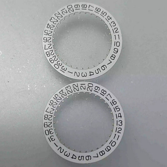 Swiss White Date Disk Wheel Date Wheel Date At 3 for ETA 256.111 Watch Movement