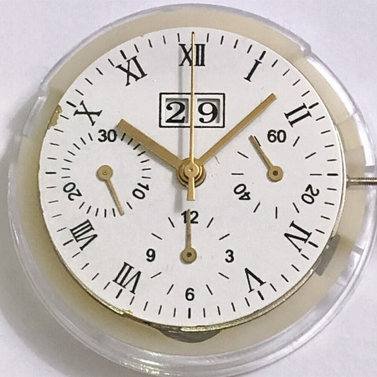 Shanghai 7750 Einzelkalender bei 12 kleinen Sekunden @ 3 Automatisches mechanisches Uhrwerk