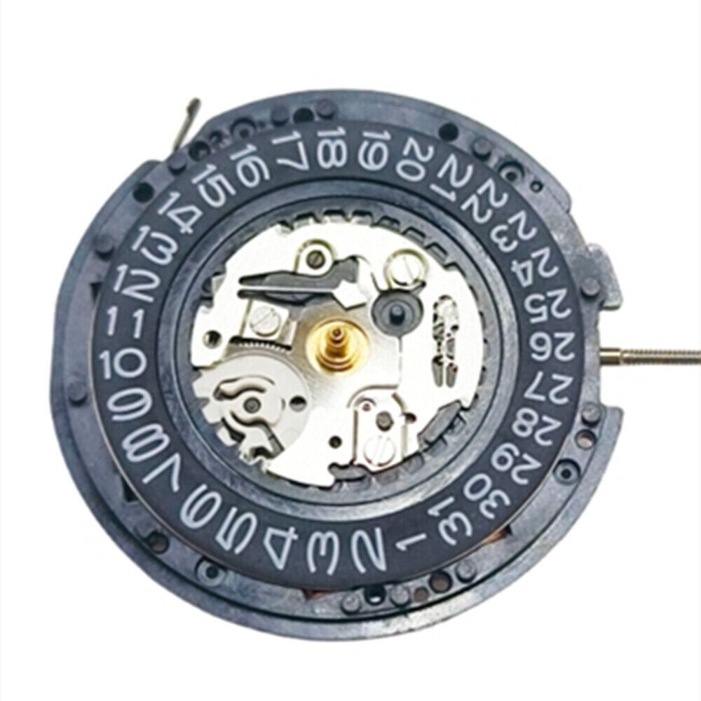 תנועת קינטית אוטוקוורץ YT57 של Seiko יפן עם 3 מחוגים ולוח שנה יחיד