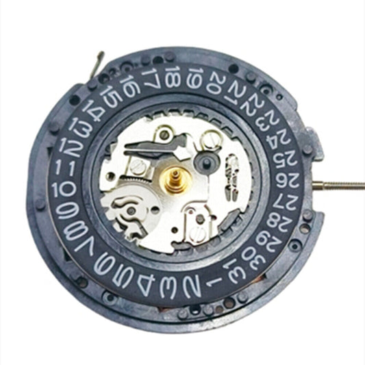 תנועת קינטית אוטוקוורץ YT57 של Seiko יפן עם 3 מחוגים ולוח שנה יחיד