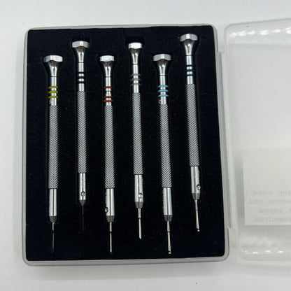 כלי לכיוון רצועת שעון מפלדת אל-חלד ב-6 גדלים מברג לשעון