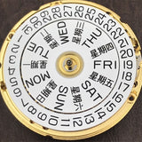 Genuine Swiss Golden Day Date ETA2836-2 Geneva V8 Certified Mechanical Movement
