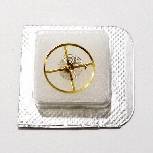In China hergestelltes goldenes komplettes Unruhrad + Spiralfeder für das Shanghai 7120-Uhrwerk