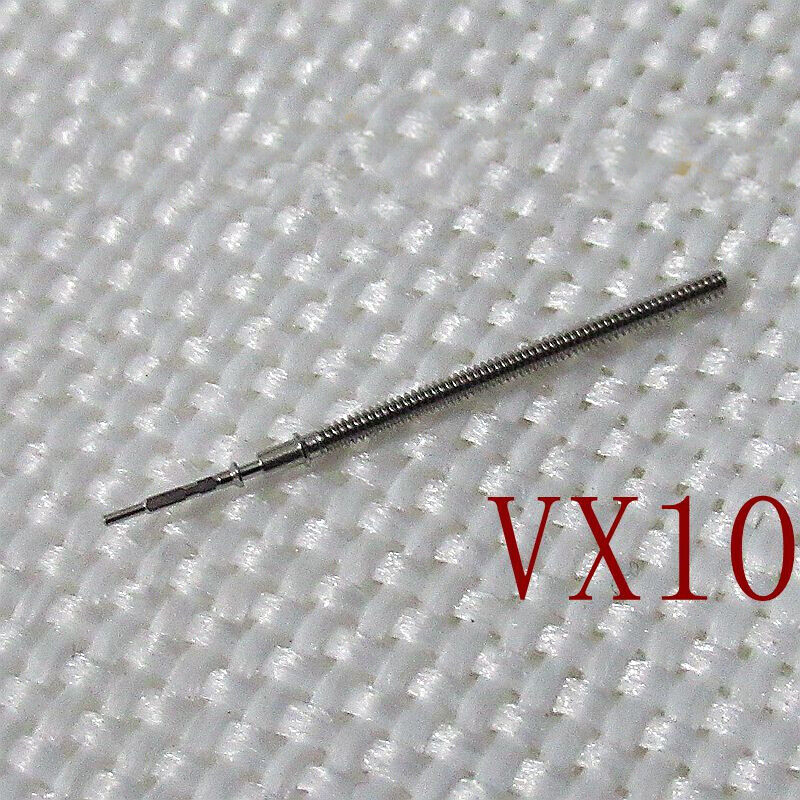 Generic Hattori Epson TMI VX10 watch winding stem for precise movement repair and replacement.