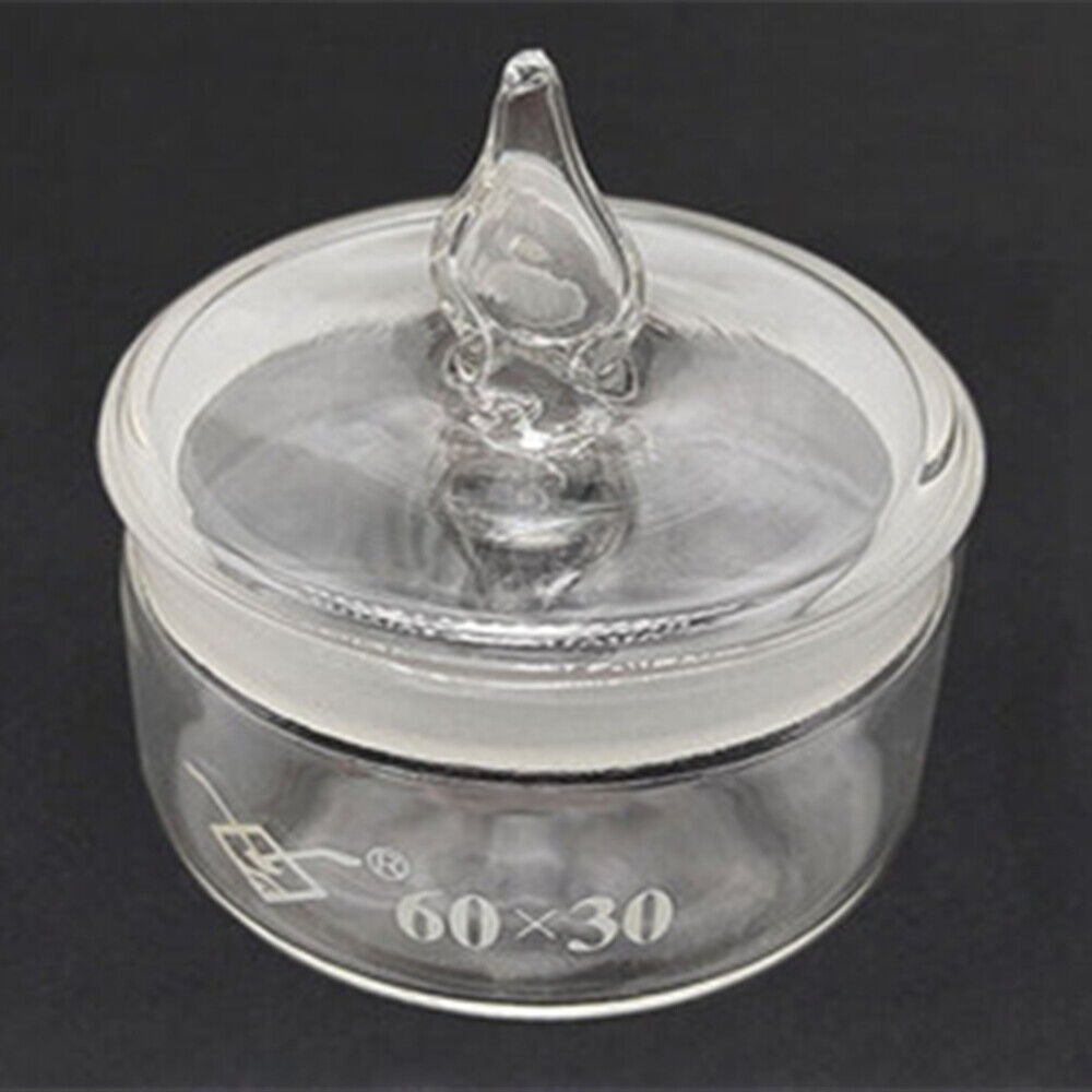 Brandneuer 60 x 30 mm Glasbecher für Alkohol/Benzin für Uhrenreparatur-Teile