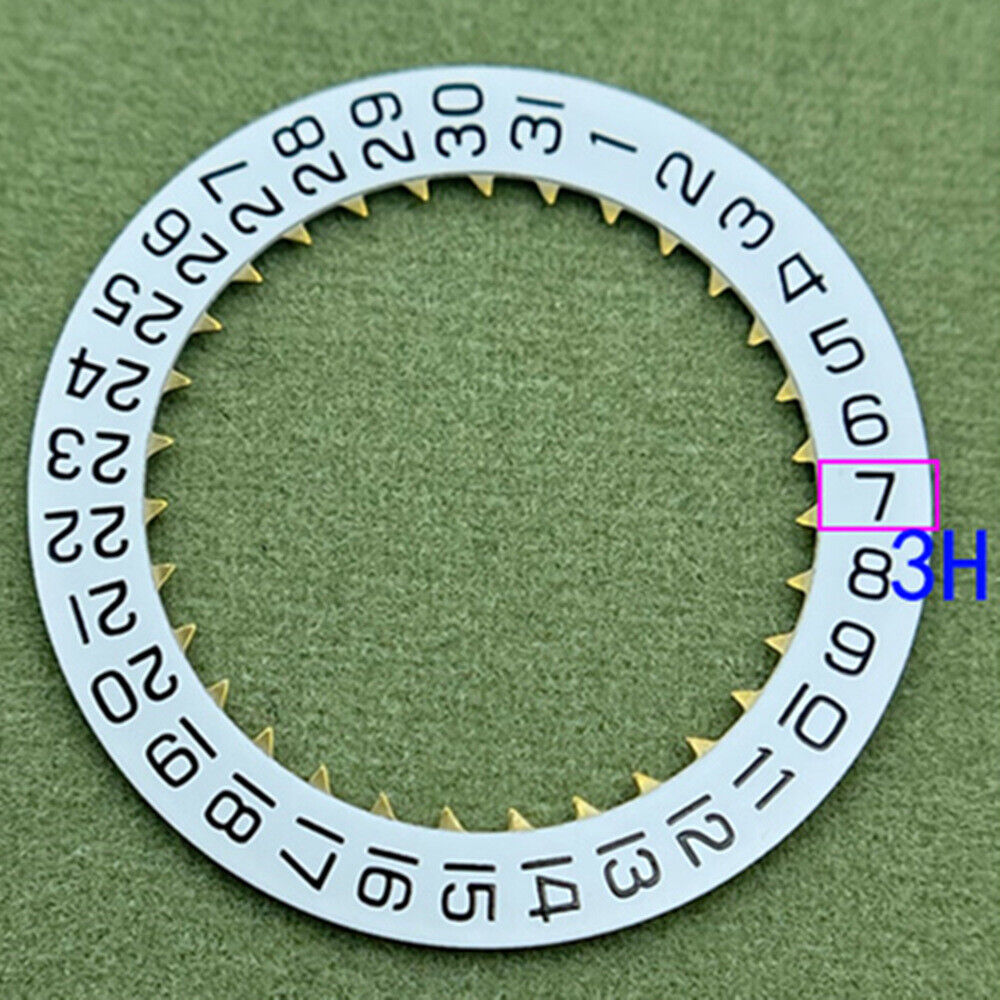 Generic Date Disk Wheel with clear numerals for SA100 movement, ideal for watch repair and restoration.