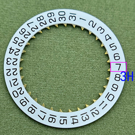 Generic Date Disk Wheel with clear numerals for SA100 movement, ideal for watch repair and restoration.