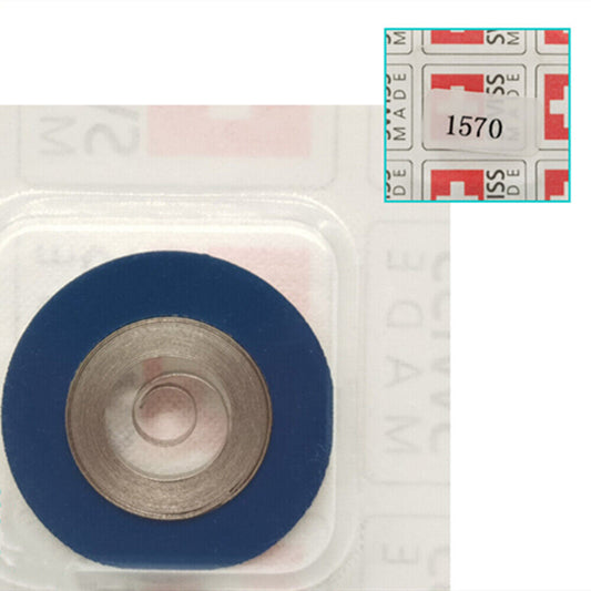 Swiss Made mainspring spare parts for RO-HGA 1530/1570 mechanical watch movement, high-quality replacement.
