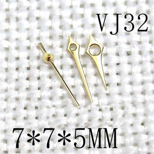 7x7x5mm spitze goldene 3-Zeiger-Uhrzeiger für Hattori Epson VJ32-Uhrwerk