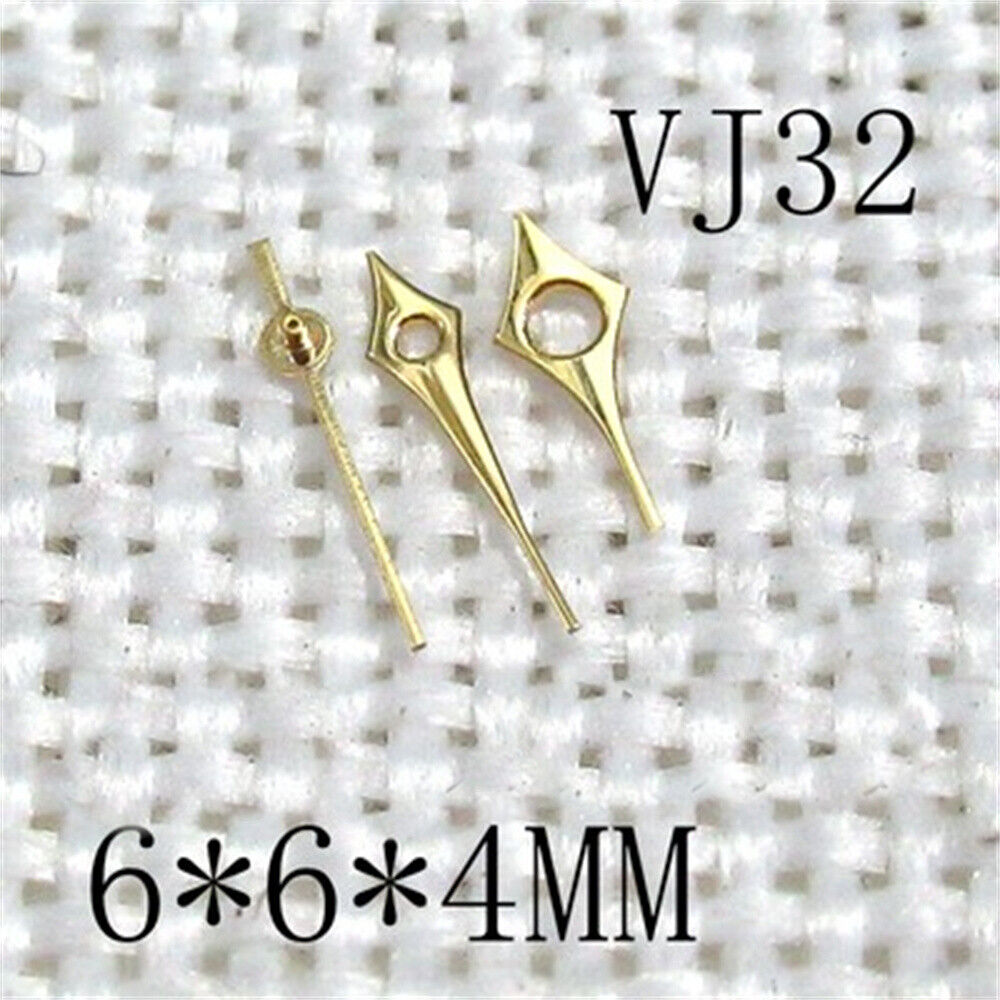 7x7x5mm spitze goldene 3-Zeiger-Uhrzeiger für Hattori Epson VJ32-Uhrwerk
