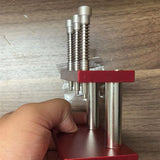 3 Heads Aluminum Watch Hands Fitting Setting Press Presser Plunger with 7 Dies