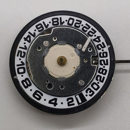 Swiss Made ISA8176A quartz watch movement with white dial, precision timekeeping by Original brand for watch accessories.