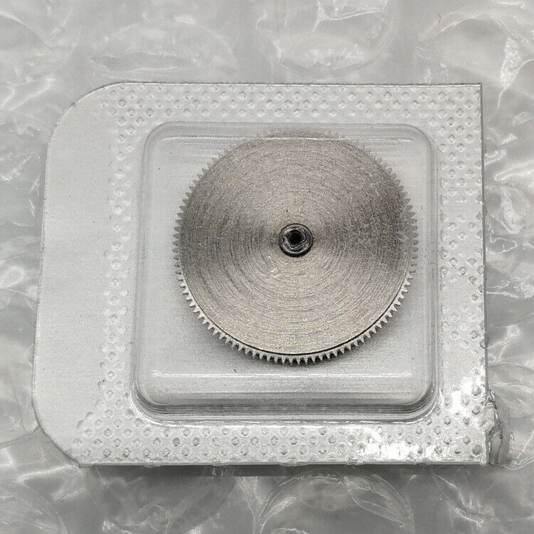 Swiss Made ETA7750 mainspring barrel for precise watch movement repair and maintenance.