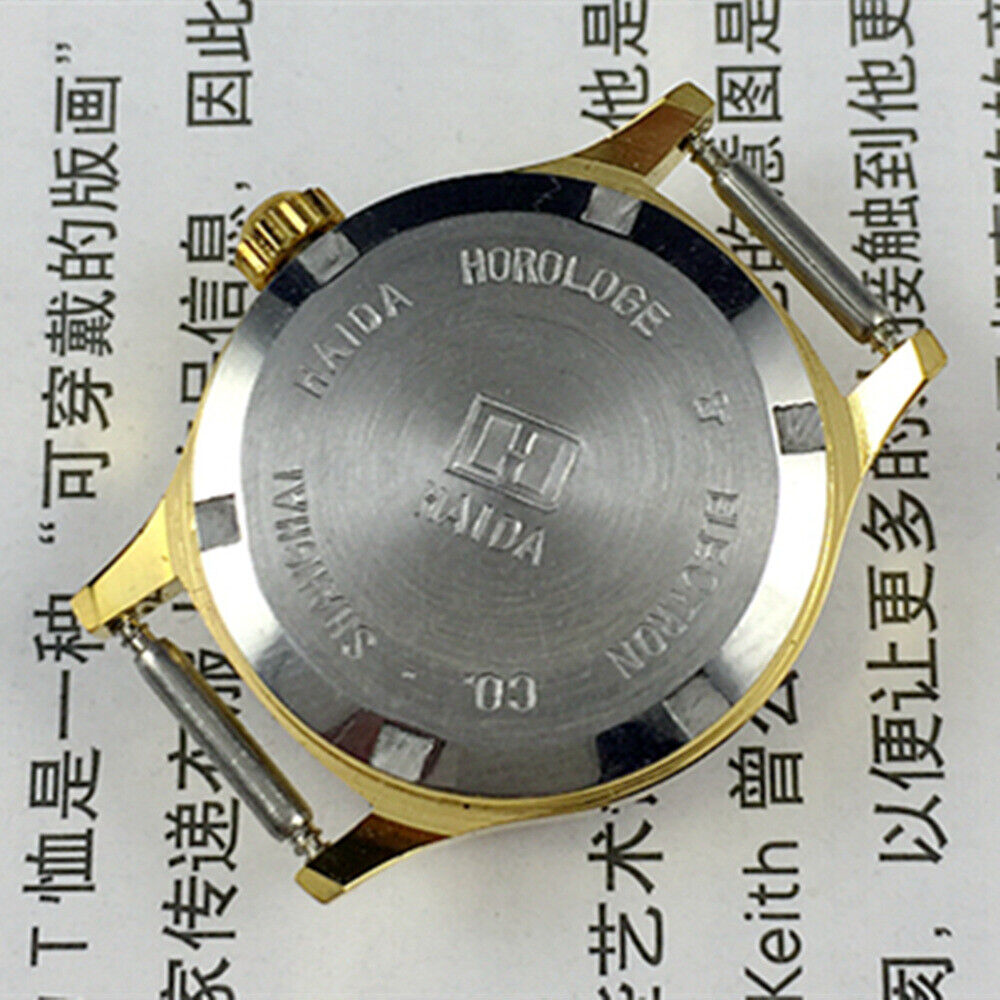 23mm SHANGHAI HAIDA lady watch with manual mechanical movement, diamond-like markers, elegant dial design