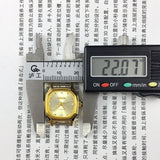 22mm HAIDA Manual Mechanical Lady Watch Golden Nail 17 Jews Octagonal Shape Case