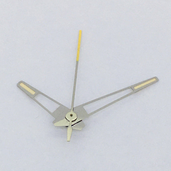 Yellow Luminous Silver Trim Watch Hands for China Made 8215/2813/Miyota 8N24