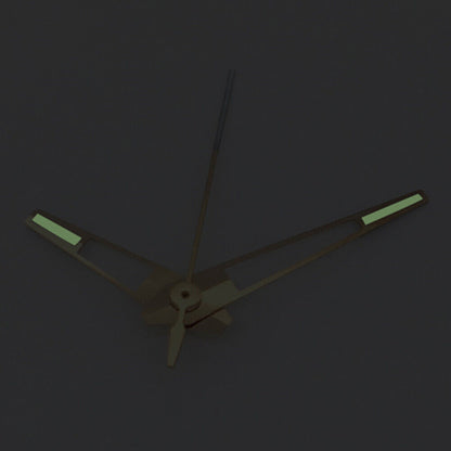 Rose gold luminous watch hands set for Asian 8215/2813 & Miyota 8N24 movements, ideal upgrade accessory.