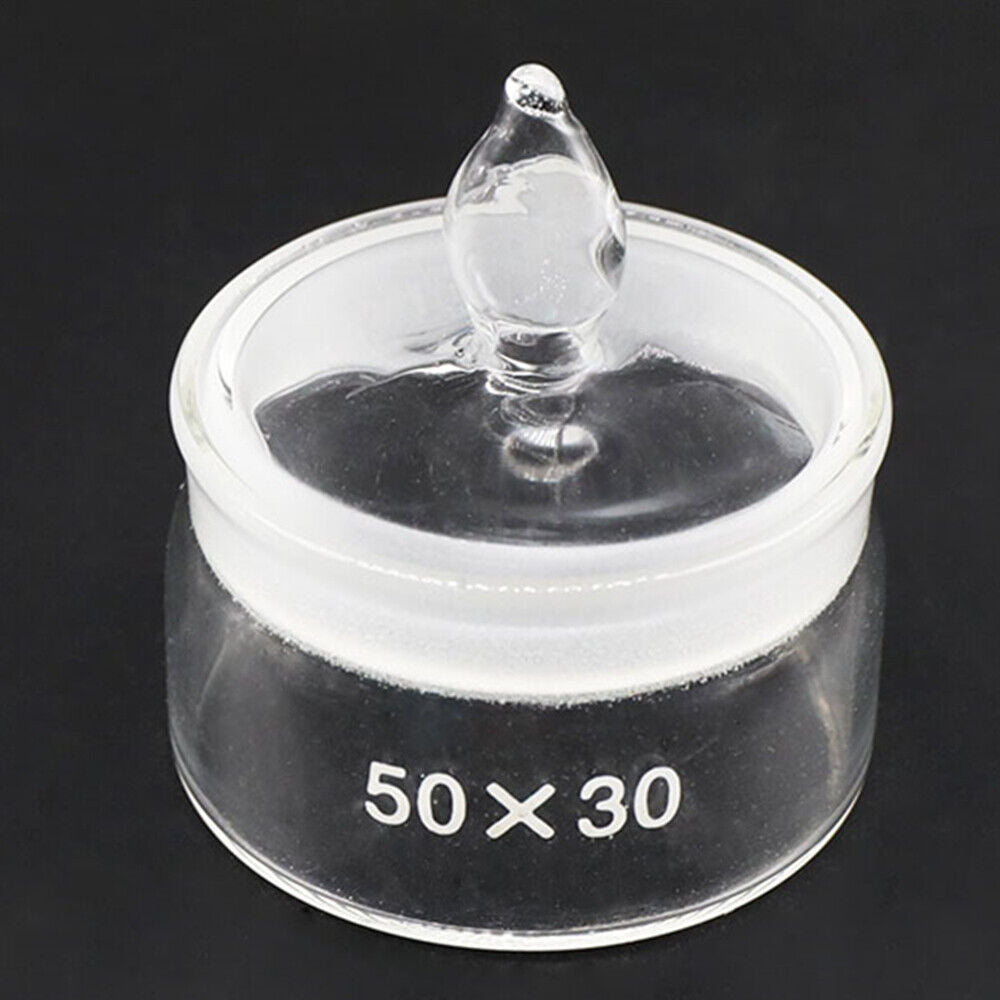 Brandneuer 50 x 30 mm Glasbecher für Alkohol/Benzin für Uhrenreparatur-Teile