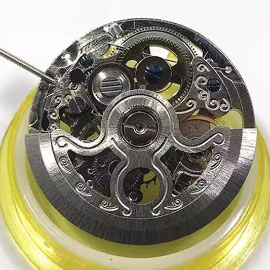 Mouvement mécanique automatique creux argenté Hangzhou 2189, fabriqué en Chine