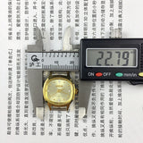 22mm HAIDA Manual Mechanical Lady Watch Golden Nail 17 Jews Square Golden Case