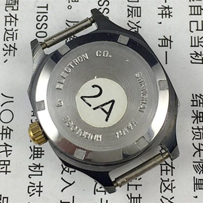 HAIDA Octagonal Lady Watch with black dial, single calendar, elegant mechanical design for women?s style and precision.