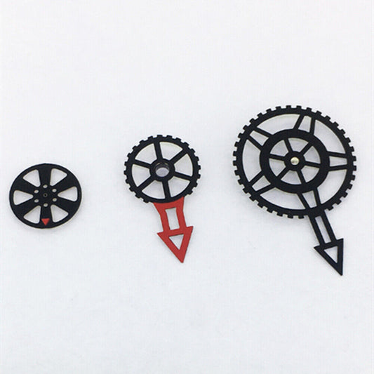 Luminous red second hand for Miyota 82S7 watch movement, gear type, precise timekeeping accessory.