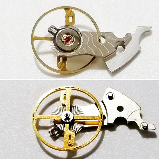Swiss Made Balance Wheel with Splint for ETA C07.111 watch movement, precision Swiss craftsmanship.