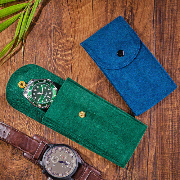 Velvet Mechanical Watch Storage Bag Single Watch Portable Travel Pocket